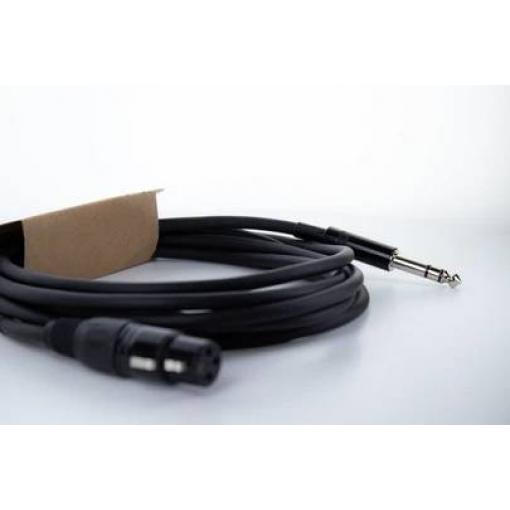 Cordial EM 6 FV XLR propojovací kabel [1x XLR zásuvka 3pólová - 1x jack zástrčka 6,3 mm (stereo)] 6 m černá