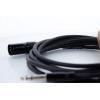 Cordial EM 1 MV XLR propojovací kabel [1x XLR zástrčka 3pólová - 1x jack zástrčka 6,3 mm (stereo)] 1 m černá