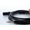 Cordial EM 1 MV XLR propojovací kabel [1x XLR zástrčka 3pólová - 1x jack zástrčka 6,3 mm (stereo)] 1 m černá