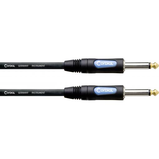 Cordial 10396 jack audio kabel [1x jack zásuvka 6,3 mm (mono) - 1x jack zásuvka 6,3 mm (mono)] 3 m černá PVC plášť