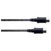 Cordial MIDI propojovací kabel [1x MIDI male - 1x MIDI male] 1.50 m černá