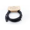 Cordial EM 10 MP XLR propojovací kabel [1x XLR zástrčka 3pólová - 1x jack zástrčka 6,3 mm (mono)] černá