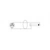 Cordial EM 5 MP XLR propojovací kabel [1x XLR zástrčka 3pólová - 1x jack zástrčka 6,3 mm (mono)] černá
