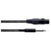 Cordial EM 10 FP XLR propojovací kabel [1x XLR zásuvka 3pólová - 1x jack zástrčka 6,3 mm (mono)] černá