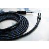 Cordial 14771 jack audio kabel [1x jack zástrčka 6,3 mm (mono) - 1x jack zástrčka 6,3 mm (mono)] 7.50 m černá, modrá Textilní plášť