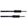 Cordial 14771 jack audio kabel [1x jack zástrčka 6,3 mm (mono) - 1x jack zástrčka 6,3 mm (mono)] 7.50 m černá, modrá Textilní plášť