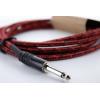 Cordial 15002 jack audio kabel [1x jack zástrčka 6,3 mm (mono) - 1x jack zástrčka 6,3 mm (mono)] 5 m černá, červená Textilní plášť