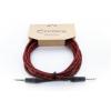 Cordial 14772 jack audio kabel [1x jack zástrčka 6,3 mm (mono) - 1x jack zástrčka 6,3 mm (mono)] 1.50 m černá, červená Textilní plášť