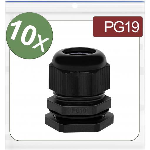 Quadrios 24CA383 kabelová průchodka, 24CA383, od 12 mm, do 15 mm, 10 ks