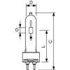 Philips metalhalogenidová výbojka 20005115 105 mm G12 150.1 W Energetická třída (EEK2021): G (A - G) neutrální bílá zářivkový tvar 1 ks