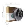 Maertz PMMA-1012-004 PMMA-1012-004 vlákno pro 3D tiskárny PLA mat Matná 1.75 mm 1000 g tmavě šedá 1 ks