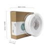Maertz PMMA-1011-002 PMMA-1011-002 vlákno pro 3D tiskárny PETG plast chemicky odolné 1.75 mm 1000 g bílá 1 ks