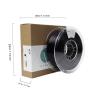 Maertz PMMA-1011-001 PMMA-1011-001 vlákno pro 3D tiskárny PETG plast chemicky odolné 1.75 mm 1000 g černá 1 ks