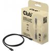 club3D Thunderbolt™ kabel Thunderbolt ™ (USB-C ®) zástrčka 1.00 m černá CAC-2501