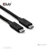 club3D Thunderbolt™ kabel Thunderbolt ™ (USB-C ®) zástrčka 1.00 m černá CAC-2501