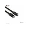 club3D Thunderbolt™ kabel Thunderbolt ™ (USB-C ®) zástrčka 1.00 m černá CAC-2501