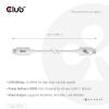 club3D Kabel USB-C USB 4.0 USB-C ® zástrčka 1.20 m bílá CAC-1572