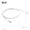 club3D Kabel USB-C USB 4.0 USB-C ® zástrčka 1.20 m bílá CAC-1572