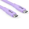 club3D Kabel USB-C USB-C ® zástrčka 2.00 m fialová CAC-3004