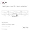club3D CSV-1385 HDMI adaptér [1x HDMI zásuvka - 4x HDMI zásuvka] černá