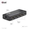 club3D CSV-1385 HDMI adaptér [1x HDMI zásuvka - 4x HDMI zásuvka] černá