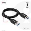 club3D USB kabel USB-A zástrčka 0.50 m černá CAC-1409