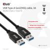 club3D USB kabel USB-A zástrčka 0.50 m černá CAC-1409