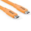 club3D Kabel USB-C USB-C ® zástrčka 2.00 m oranžová CAC-3000