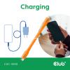 club3D Kabel USB-C USB-C ® zástrčka 2.00 m oranžová CAC-3000