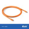 club3D Kabel USB-C USB-C ® zástrčka 2.00 m oranžová CAC-3000