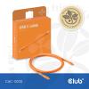 club3D Kabel USB-C USB-C ® zástrčka 2.00 m oranžová CAC-3000