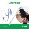 club3D Kabel USB-C USB 4.0 USB-C ® zástrčka 2.00 m bílá CAC-3001
