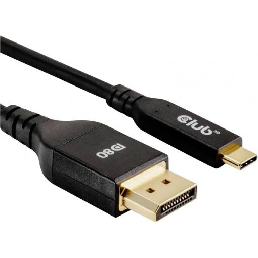 club3D Kabel pro displeje USB-C® konektor rj45 1.00 m černá CAC-1559