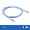 club3D Kabel USB-C USB 4.0 USB-C ® zástrčka 2.00 m modrá CAC-3003