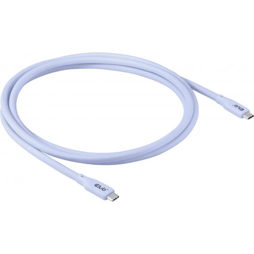 club3D Kabel USB-C USB 4.0 USB-C ® zástrčka 2.00 m modrá CAC-3003