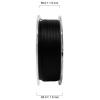 Maertz PMMA-1023-001 PMMA-1023-001 vlákno pro 3D tiskárny PLA filament uhlově černý (Carbon) Žáruvzdorné, Vysoká tuhost 1.75 mm 1000 g černá 1 ks