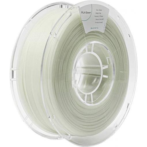 Maertz PMMA-1016-001 PMMA-1016-001 vlákno pro 3D tiskárny PLA filament vysoce lesklý (Glow+) 1.75 mm 1000 g zelená 1 ks