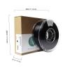 Maertz PMMA-1013-001 PMMA-1013-001 vlákno pro 3D tiskárny PLA plast Recyklované PLA vlákno 1.75 mm 1000 g černá 1 ks