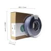 Maertz PMMA-1012-007 PMMA-1012-007 vlákno pro 3D tiskárny PLA mat Matná 1.75 mm 1000 g modrá 1 ks