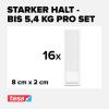 tesa Powerstrips CLICK (d x š) 80 mm x 20 mm Množství: 16 pár