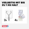tesa Powerstrips Small Lepicí háček 3 ks bílá, nerezová ocel Množství: 3 ks