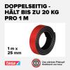 tesa Ultra Power Lock pásek se suchým zipem, (d x š) 1 m x 25 mm, 1 ks