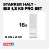 tesa Powerstrips CLICK Small 16x 2 ks (d x š) 60 mm x 20 mm Množství: 16 pár