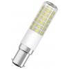 OSRAM HOMELIGHTING 4099854266706 LED Energetická třída (EEK2021) E (A - G) B15d Tvar baterie 6.5 W = 60 W teplá bílá (Ø x v) 18 mm x 80 mm 1 ks