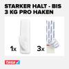 tesa Powerstrips XL Lepicí háček obdélníkové bílá Množství: 1 ks
