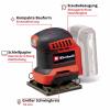Einhell Power X-Change TE-OS 18/113 Li - Solo akumulátorová delta bruska, bez akumulátoru, bez nabíječky, vč. příslušenství, 18 V, 4460731