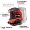 Einhell Power X-Change TE-OS 18/113 3X Li - Solo akumulátorová delta bruska, bez akumulátoru, bez nabíječky, taška, vč. příslušenství, 18 V, 4460730