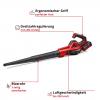 Einhell 3433560 GE-UB 18/250 Li E (1x4,0Ah) akumulátor Akumulátorové dmychadlo, foukač listí + akumulátor, vč. nabíječky, měkká rukojeť 18 V
