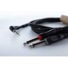 Cordial 14867 audio Y adaptér [1x jack zástrčka 3,5 mm - 2x jack zástrčka 6,3 mm (mono)] 1.50 m černá PVC plášť, dvoužilové vedení