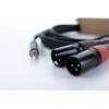 Cordial EY 1,5 WMM XLR Y adaptér [1x jack zástrčka 3,5 mm - 2x XLR zástrčka 3pólová]